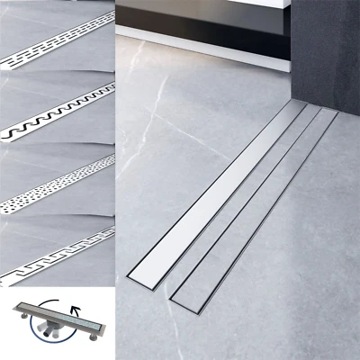 AICA SANITÄR GMBH AICA Duschrinne Edelstahl Bodenablauf Duschablauf Abflussrinne Flach Slim