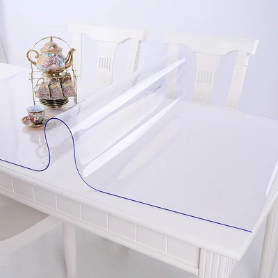 Tischdecke Tischfolie Schutzfolie Tischschutz Folie transparent 2.2 mm 1A Qual. - Bild 1 von 4