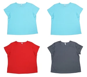 Ideology Performance 4-Pack Plus Size 1X Mesh Knit Athletic Women's T-Shirt NWT - Picture 1 of 5