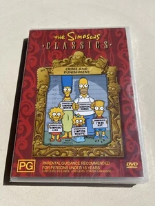 The Simpsons Classics - Crime And Punishment (Brand New) Rare R4 DVD * Free Post - Picture 1 of 2