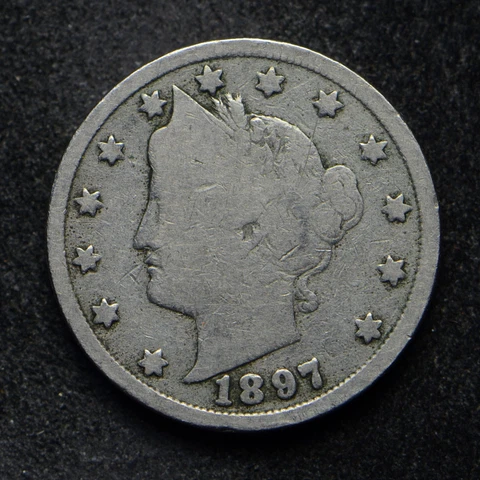 1897 Liberty Head V Nickel (bb11341) Cover