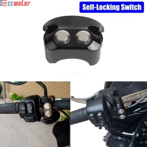 Front Air Ride Switch For Harley Dyna V-rod Sportster Touring Glide 1" Handlebar - Picture 1 of 9