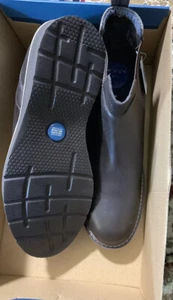 Nunn Bush Genuine Leather Comfort Gel Bosley Chelsea Black Shoes size 9 - Picture 1 of 6