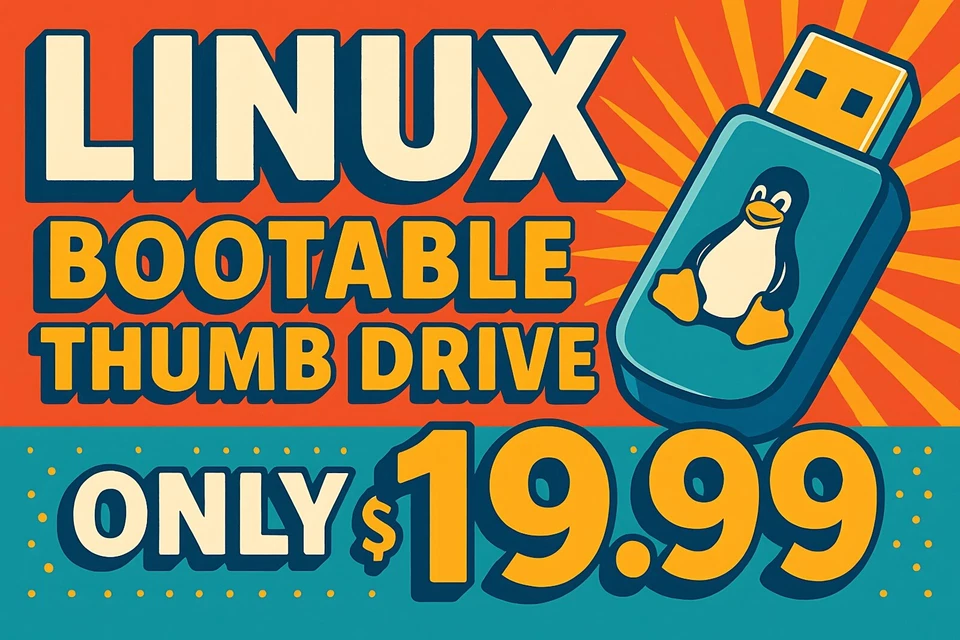 Linux Bootable Thumb Drive - Image 1 of 1