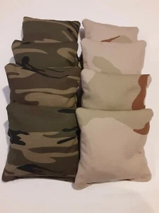 8 Cornhole Bag Set Corn Hole Camo U.S. Military Camouflage DA - Bild 1 von 1