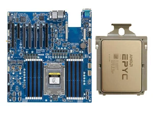 amd epyc 7413+Gigabyte MZ32-AR0 Rev3.X 2.65GHZ 24 cores cpu+motherboard combina - Picture 1 of 1