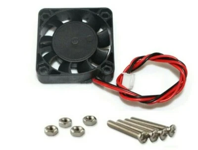 Case Fan 5V 0.1A 40mm x 40mm x10mm Brushless 4010 PC Fan cooler 2 pin+bolts inc - Image 1 of 4