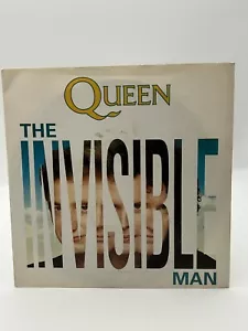 Queen The Invisible Man 1989 Uk 7”ps With Fact Samp Sticker - Picture 1 of 9