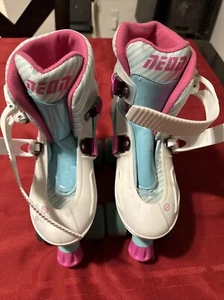 Yvolution Kids' Neon Combo Skates 12K-2 (Teal/Pink) - Picture 1 of 9