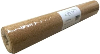 2K High Quality 1 x Cork Sheet Roll - 1000mm Long x 600mm Wide x 2mm Thick POD Post