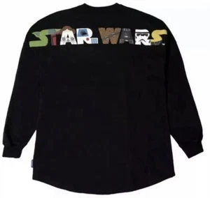Camiseta deportiva Disney Parks May The Force 2021 Star Wars Logo Spirit negra adulto talla L - Imagen 1 de 12