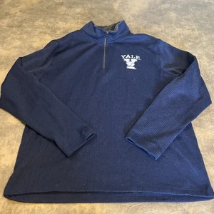 Sudadera Yale Bulldogs Hombre’s L Azul Campeón Ivy League Bordada - Imagen 1 de 9