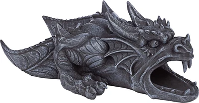 Design Toscano Ranier the Gargoyle Rainspout Gutter Downspout Extension Statu... - Image 1 of 4