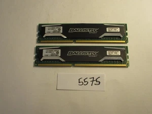 Crucial Ballistix 2X2GB=4Gb  PC3-12800 1600Mhz DDR3 DESKTOP MEMORY RAM (5575) - Picture 1 of 2