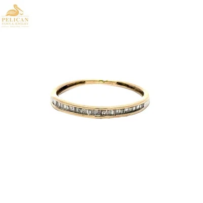Women's Diamond Wedding Band .15 CTW 10K Yellow Gold (PSH038232) - Image 1 of 4