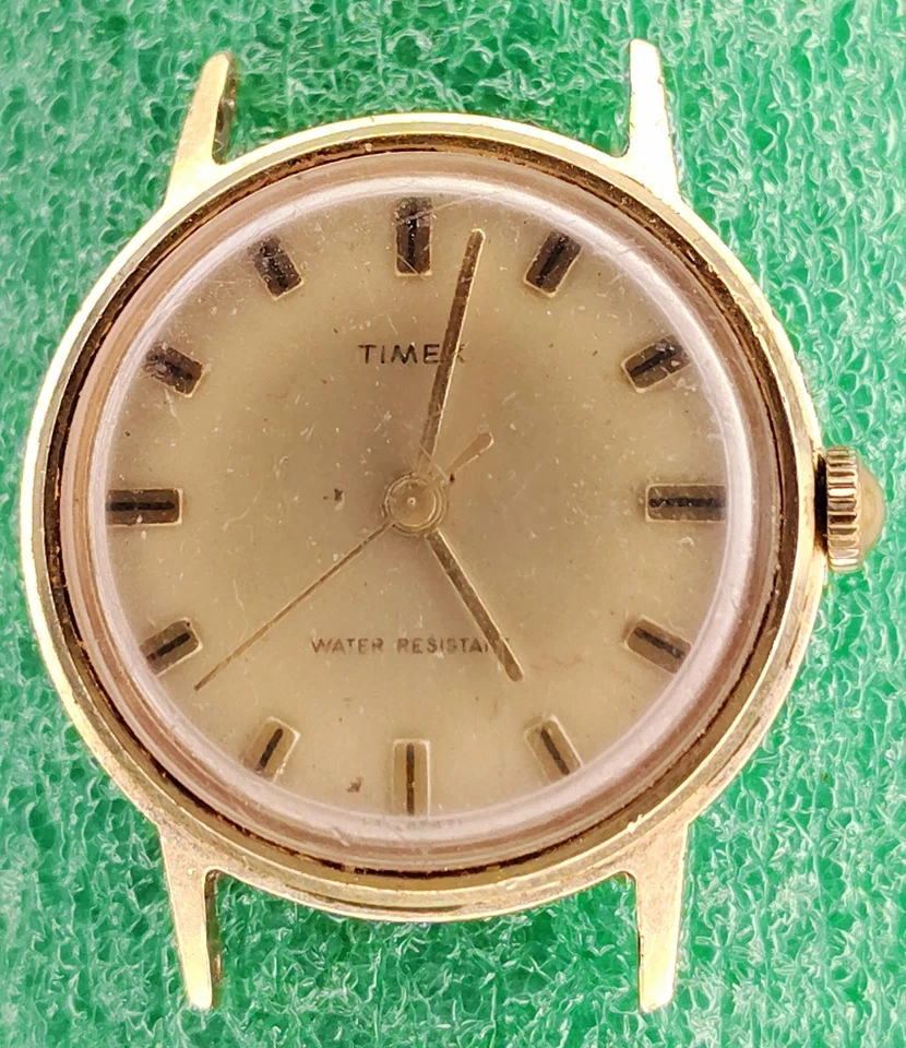 1440 men Works 1971 Timex Sprite Gold Tone Manual Vintage Working 30mm Watch lot - Image 1 of 3