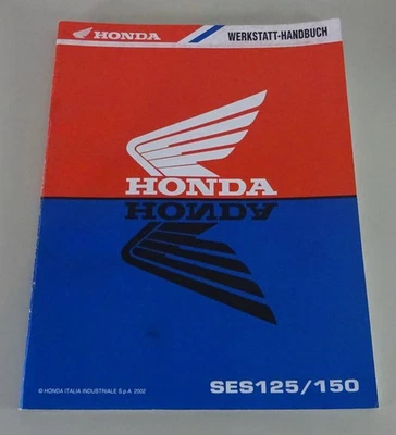 Workshop Manual Honda Supplement SH 125 / 150 Edition 2002 - Image 1 of 2