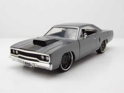 Plymouth Road Runner Grigio Fast & Furious Modellino 1:24 Jada Toys - Immagine 1 di 4