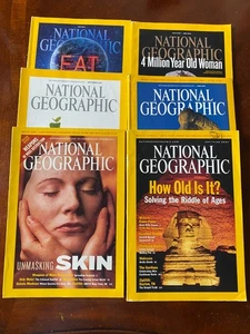 Lot of 6 National Geographic Magazines - 2001 2002 2008 2010 2014 - Good Cond - Bild 1 von 10