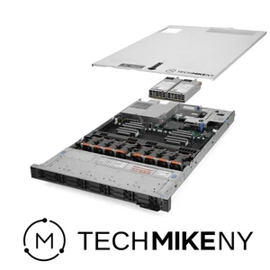 Dell PowerEdge R640 NVMe Server SAS Hybrid 2x Gold 6140 2,30Ghz 36-Core 64GB RAM - Bild 1 von 5