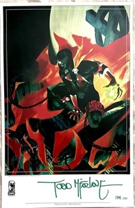 2024 SDCC SPAWN PRINT BY MIKE DEL MUNDO, TODD McFARLANE SIGNED #134/200 SOLD OUT - Bild 1 von 1