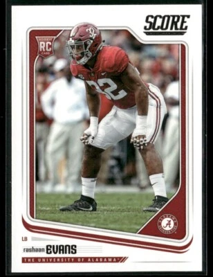 2018 Score Rashaan Evans #345 RC Alabama Crimson Tide - Image 1 of 2
