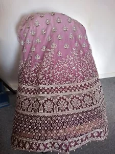 Indian Punjabi Pakistani Lengha Dress For Party Or Wedding Wear - Picture 1 of 10