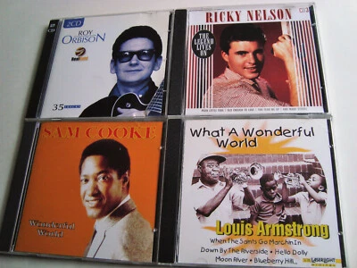 5CD-Alben Sammlung: Roy Orbison Ricky Nelson Sam Cooke Louis Armstrong... - Bild 1 von 4