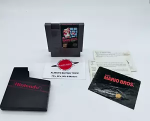 Super Mario Bros. con Folleto Nintendo Original NES Videojuego - Imagen 1 de 2