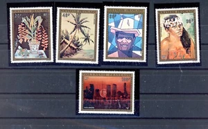 FRENCH POLYNESIA--Complete Set Scott #C107-#C111 - Picture 1 of 1