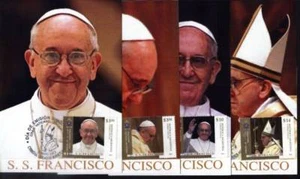 POPE FRANCISCO-FRANCIS ARGENTINA 2013 JOINT ISSUE VATICAN ITALY MAXIMUM CARD SET - Picture 1 of 6