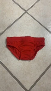 Youth Medium (10-12) Red Cheerleading Dance Tennis Spankie Panty Bloomers NIP - Picture 1 of 1
