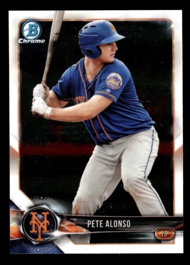 Bowman Pete Alonso Baseball 2018 Season Sports Trading Cards