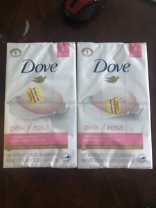 (2) Dove Beauty Pink Rose Deep Moisture Bath Bar Soap 6 pack - Picture 1 of 3