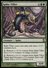 MTG-1x-Light Play, English-Spike Tiller - Foil-Time Spiral