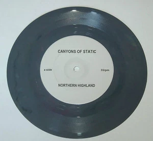 Canyons Of Static Compact 33rpm Single Northern Highland / Never Alone Again NM - Imagen 1 de 2