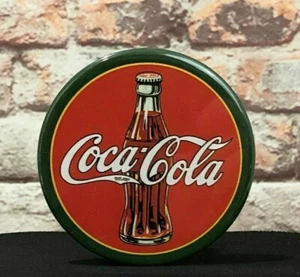 Coca-Cola Round Refrigerator / Toolbox Magnets - All American Man Cave - Picture 1 of 3