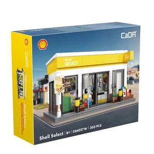 City Shell Retail Gas Station Building Blocks - Mechanic Workshop Boxed - Picture 1 of 1