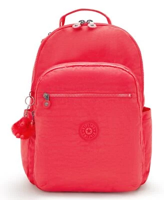 kipling Basic Seoul Backpack L Rucksack Rucksack Escape Red rot Neu - Bild 1 von 4