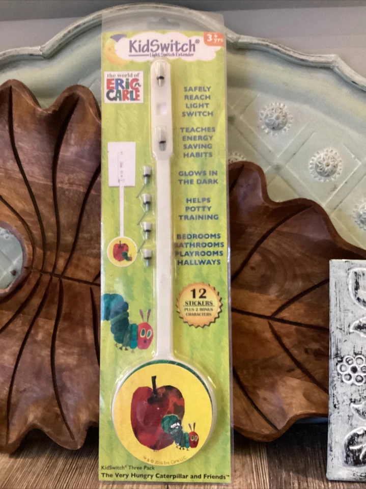 KidSwitch Light Switch Extender 3 Pack - The World of Eric Carle Edition