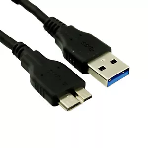 1pc Short 10cm USB 3.0 A Male to Micro B Male 10 Pin Plug Connector Cable Cord - Picture 1 of 10