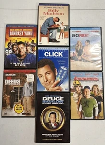 Adam Sandler - Rob Schneider 7 DVD Lot Billy Madison Mr Deeds Longest Yard Click - Picture 1 of 3