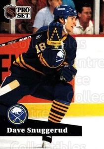 1991-92 Pro Set French #18 Dave Snuggerud - Picture 1 of 1