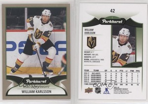 2021-22 Upper Deck Parkhurst Bronze Border William Karlsson #42