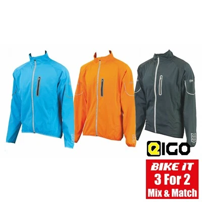 EIGO MISTRAL WINDDICHTE FAHRRADJACKE MOUNTAINBIKE MTB STRASSENFAHRRADJACKE