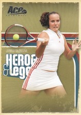 2006 Ace Authentic Heroes & Legends Tennis #25 Jarmila Gajdosova RC