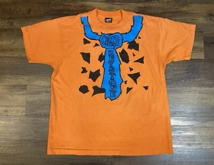 Jahrgang 1990er Feuerstein Hanna Barbera T-Shirt Einzelstich Größe XL Selten - Bild 1 von 6