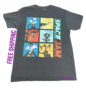 Space Jam A New Legacy Tune Squad T-Shirt Size Medium NEW Looney Tunes Black Tee - Picture 1 of 3