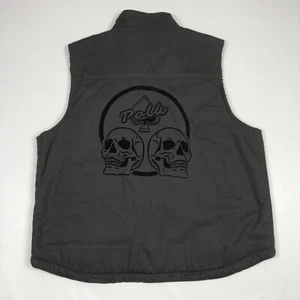 Chaleco Dickies Para Hombres 2XL Sherpa Forrado Calaveras As Picas Trabajo Moto - Imagen 1 de 9