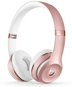 Beats Solo 3 Solo3 Wireless On-Ear Bluetooth Headphones MX442LL/A - Rose Gold BN - Picture 1 of 7